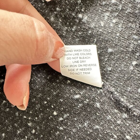 NY Collection Open Front Cardigan Jacket Petite Large PL Roll Tab Sleeve Grey - Picture 8 of 8